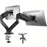 1pc-Dual Monitor Arm-Black
