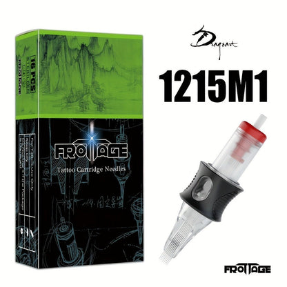 Tattoo Cartridge Needles with Frotage Label, 26 Retained RL RLT RS CM and M1 Cartridge Size Options