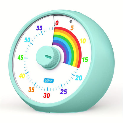 Visual Countdown Timer 60 Minute – Silent Operation Time Management Clock for Classroom, Office, Kitchen & Desktop