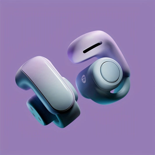 Open Audio Clip-On Earbuds Battery Situational Awareness True Wireless Bluetooth Immersive Sound Limited Edition Chilled Lilac Color