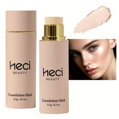 CC Cream Foundation Stick 2-Pack – Full Coverage Concealer, Waterproof Long-Lasting Natural Matte Finish, Lightweight Moisturizing Formula