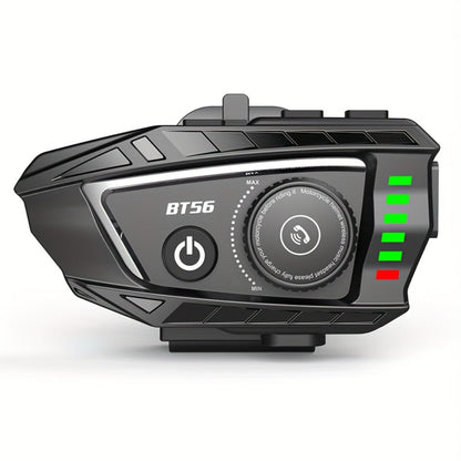 Motorcycle Helmet Bluetooth Headphones Wireless 5.0 – Hi-Fi Stereo, Noise Cancellation, Hands-Free Calls & Music, Easy Helmet Install