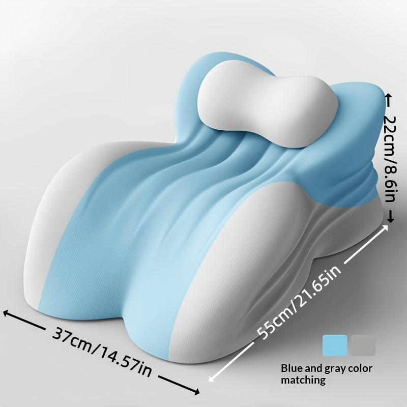 Wedge Pillow Memory Foam – Ergonomic Cervical & Lumbar Support for Stomach, Side & Back Sleepers | Breathable Removable Washable Cover