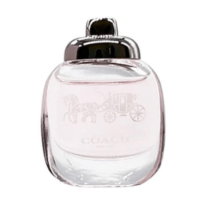 Eau de Toilette Coach New York for Women 4.5ml Mini Bottle with Silver Cap and Pink Boxed Presentation
