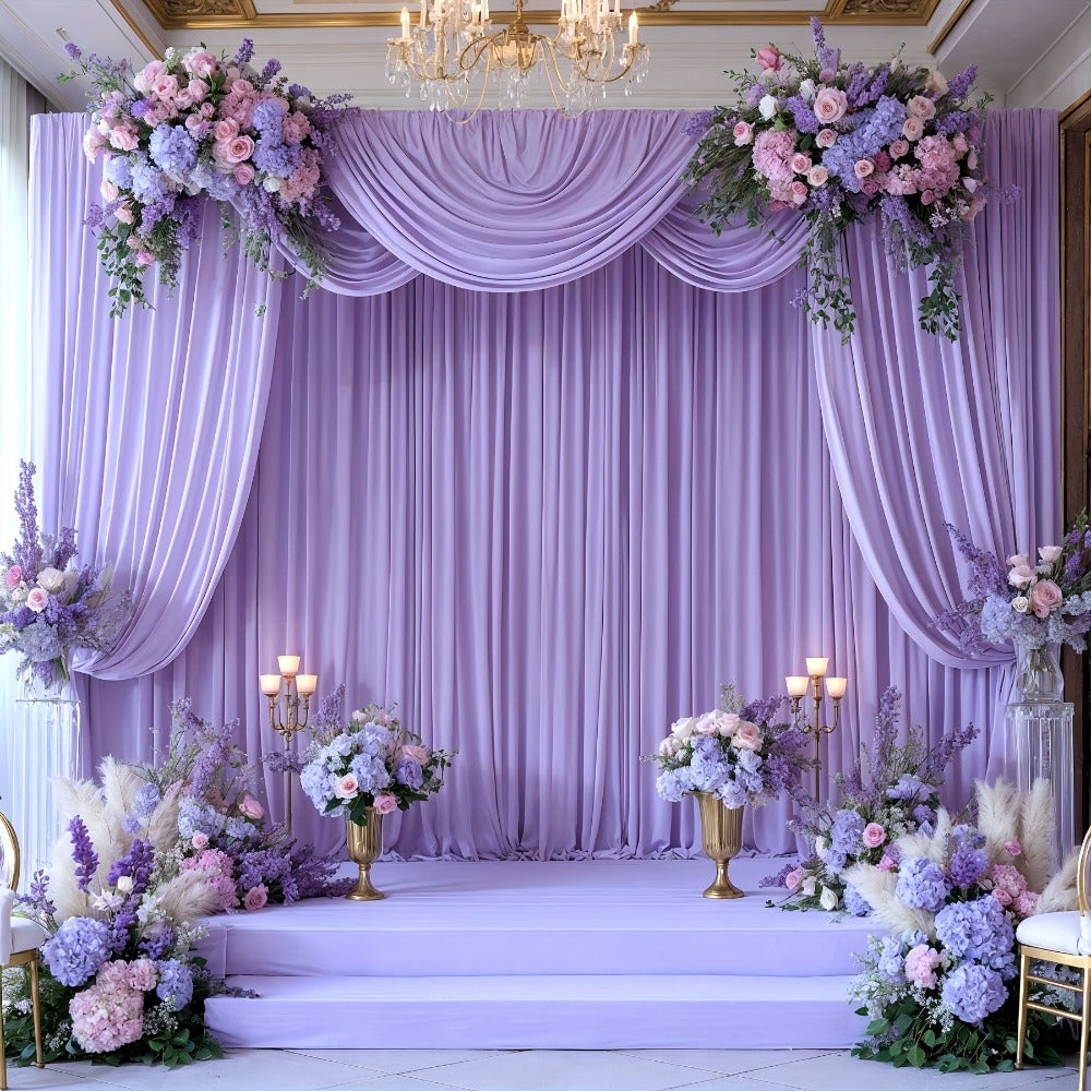 White Black Duo Backdrop Curtains 2 Pack 5x10Ft Wrinkle-Resistant Photo Background Fabric for Wedding, Birthday, Christmas