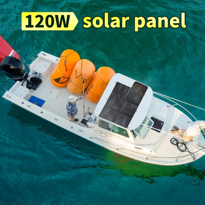 Foldable Solar Panel 120W 200W 300W 400W 22.5% High Efficiency Monocrystalline Portable Outdoor for Garden, Pathway and Patio Lighting