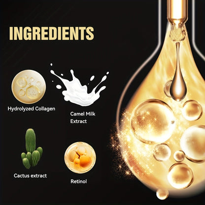 Camel Milk Cactus Collagen Face Cream 50g with Retinol Hyaluronic Acid Vitamin E Day Night Skincare All Skin Types