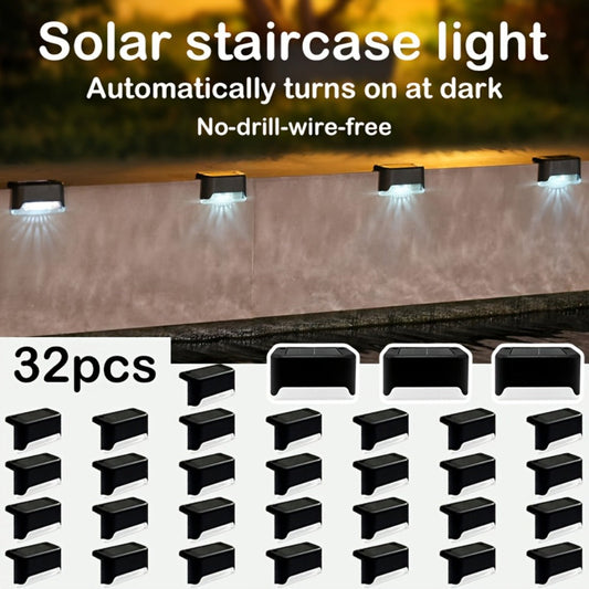 Solar Step Lights Outdoor LED Stair Lights Solar Powered for Stairs Steps Fence Deck Railing for Entryways, Bedrooms and Living Spaces