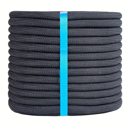 Double Braided Nylon Rope 1/2 Inch Polyester, 100ft 150ft 200ft Multi-Color for Anchoring Towing Cargo Sailing Dock Lines & Outdoor Use