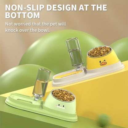 Slow Feeder Bowl 2-in-1 with Stainless Steel Insert – Large Capacity Double Pet Feeding Bowl for Cats & Dogs, Prevents Bloat & Choking