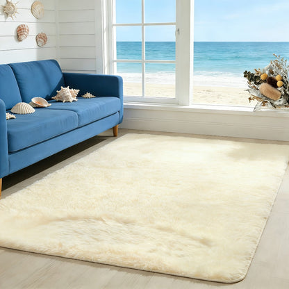 Area Rug Faux-Fur Tufted Collection at 650 g/m² with 22 Colors and Ten Retained Size Listings