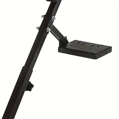 Racing Wheel Stand Height Adjustable 22"-30" Steel Driving Simulator Cockpit, Compatible with Logitech G25 G27 G29 G920