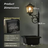 Flower Pot Solar Light