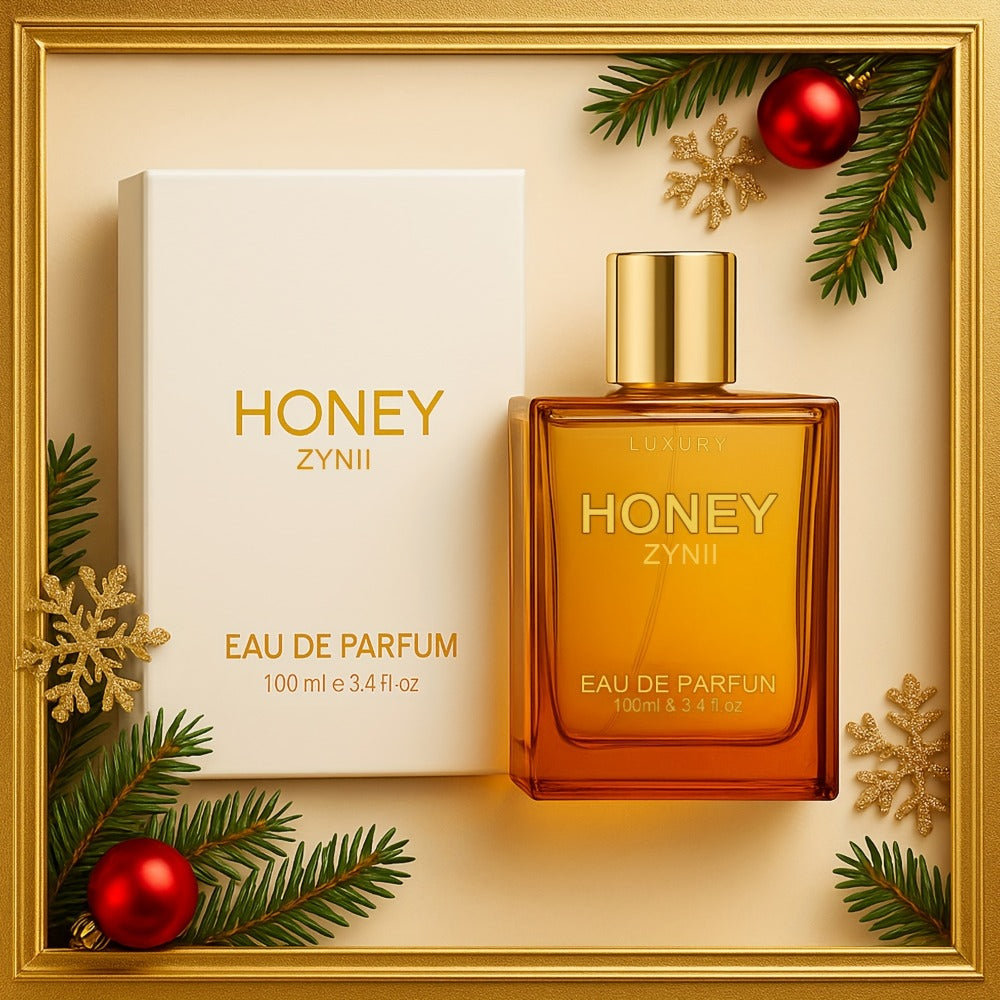 Perfume Unisex Amber Nectar or Liquid Golden with Honey, Agarwood, Bergamot, Patchouli and Vanilla