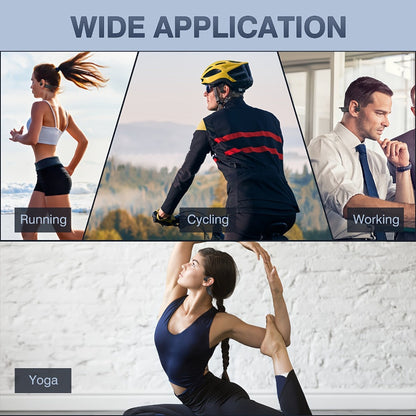Sport Open Ear Headphones Wireless Bluetooth with Noise-Canceling Mic for an Everyday Personal Care Routine