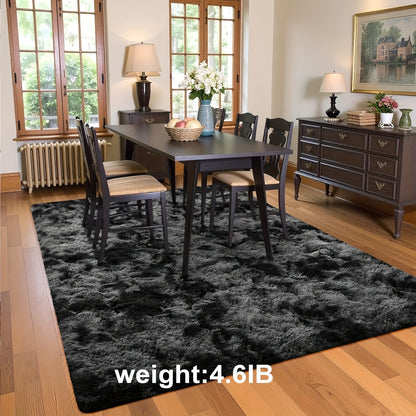 Non-Slip Area Rug Fluffy Soft Carpet – Modern Home Decor Floor Mat for Living Room, Bedroom, Kitchen & Bathroom | Easy Clean Cute Plush Rug