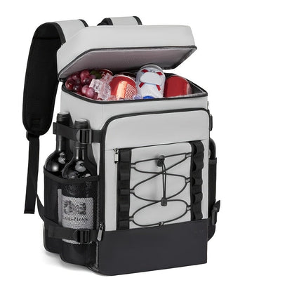 Insulated Cooler Backpack Leakproof Thermal Lunch Bag, Large Capacity Waterproof Cooling Rucksack for Camping, Hiking, Picnic & Beach
