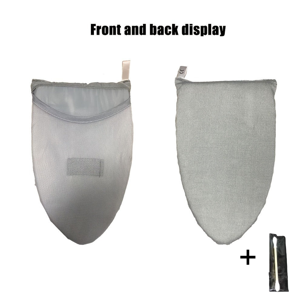 Portable Foldable Ironing Board with Hanging Plate Ironing Gloves Cleaning Rod Sturdy Frame Non-Slip Surface Space-Saving for Travel