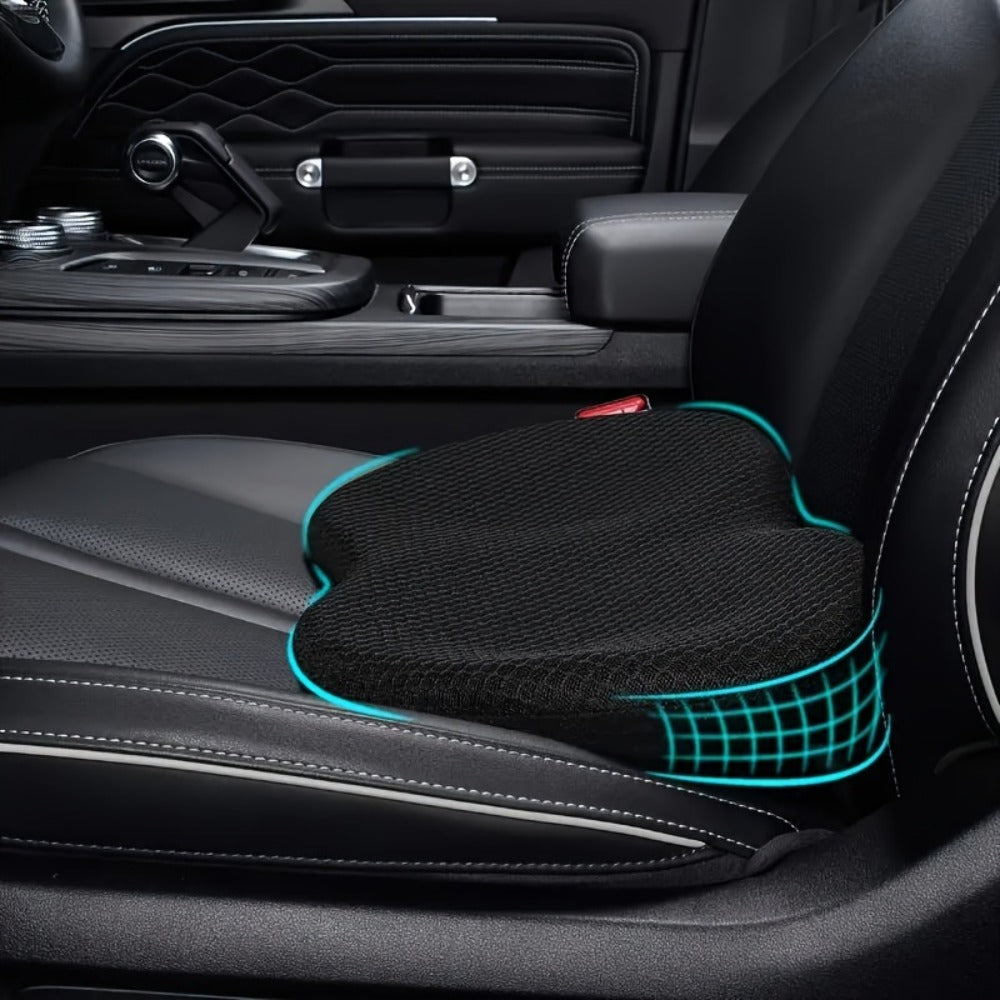 Car Neck Pillow & Seat Cushion – Memory Foam Cervical Support for Driving, Office & Home | Lumbar & Spine Relief Cushion