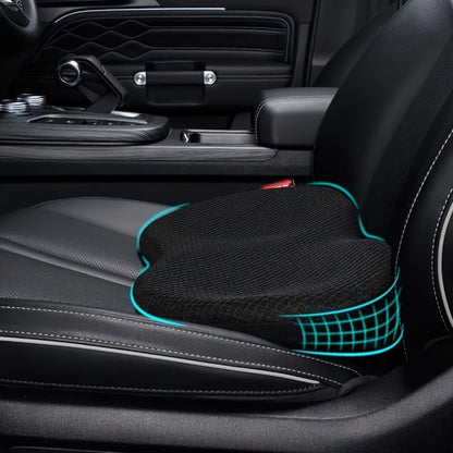 Car Neck Pillow & Seat Cushion – Memory Foam Cervical Support for Driving, Office & Home | Lumbar & Spine Relief Cushion