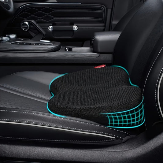 Car Neck Pillow & Seat Cushion – Memory Foam Cervical Support for Driving, Office & Home | Lumbar & Spine Relief Cushion