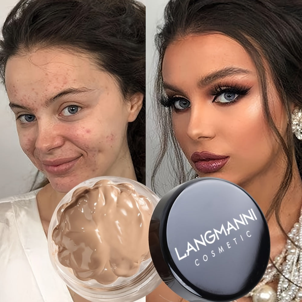 Full Coverage Concealer Set 3-Piece Waterproof Cream Foundation, Covers Dark Circles Eye Bags Blemishes Freckles
