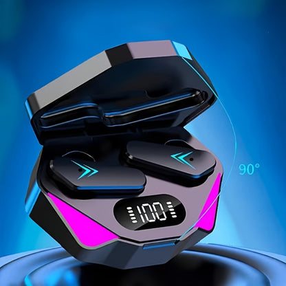 Gaming Headset Bundle Set Glowing LED Headphones Bluetooth Speaker Wireless Earbuds Surround for an Everyday Personal Care Routine