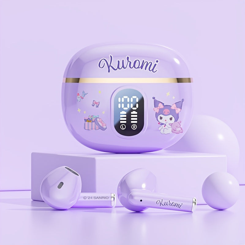 Sanrio Hello Kitty Kuromi Cinnamoroll Bluetooth Earbuds Cute Wireless Earphones 3 Styles Power for an Everyday Personal Care Routine