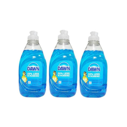 Dawn Ultra Dish Soap Original Scent 7.5 oz – Pack of 3, Grease-Cutting Dishwashing Liquid with 3x Cleaning Power