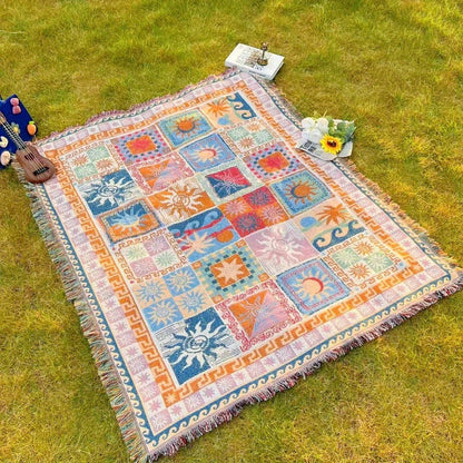 Outdoor Blanket Picnic Blanket Thickened | Waterproof Camping Blanket Beach Blanket Sofa Blanket Garden Mat