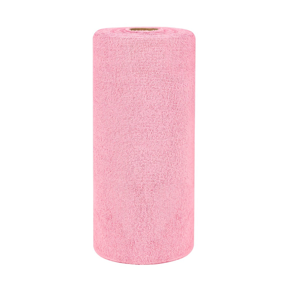 Microfiber Cleaning Cloths Reusable Paper Towel Roll Replacement – Washable Absorbent Tear-Away Dishcloths for Kitchen