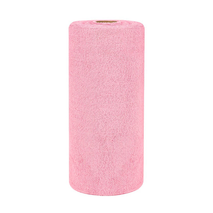 Microfiber Cleaning Cloths Reusable Paper Towel Roll Replacement – Washable Absorbent Tear-Away Dishcloths for Kitchen