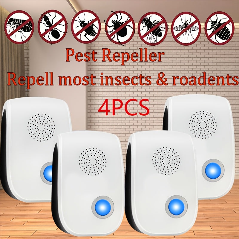 Ultrasonic Pest Repeller Plug-In 2025 Upgrade, Electronic Indoor Pest Control for Cockroaches, Mice