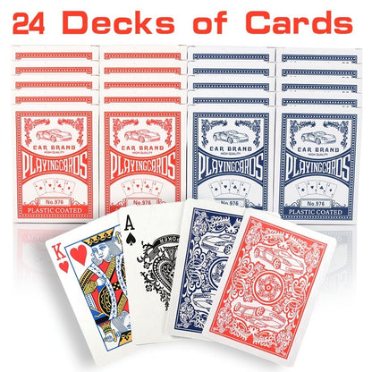 2026 World Cup Playing Cards, Bulk 24 Decks Set, Premium Coated Cardstock, Standard Size 2.5"x3.5"
