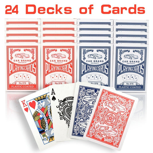 2026 World Cup Playing Cards, Bulk 24 Decks Set, Premium Coated Cardstock, Standard Size 2.5"x3.5"