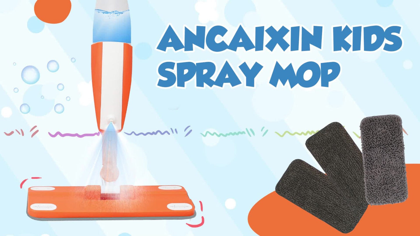 Children's Spray Mop Cleaning Toy Set with Water Sprayer & Pad with the Listed Color, Size or Set Options for Everyday Use