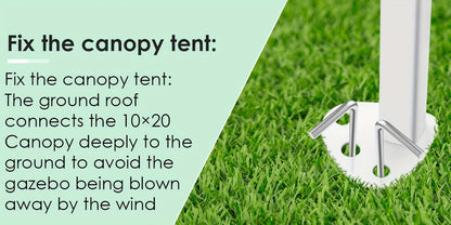 Pop Up Canopy Tent with Sidewalls, Outdoor Party Wedding Backyard for Garden, Patio and Yard Use
