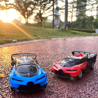 High-Speed Drift RC Car 1:24 Scale with LED Lights 4-Channel Simulation Model Remote Control Car for Kids Boys Girls