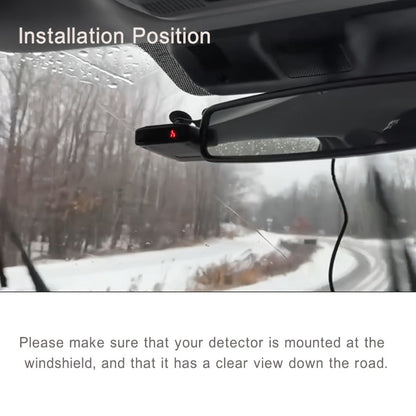 Radar Detector for Cars – S360 360° Long Range X/K/KA Band & Laser Detection with Voice Alerts, City Highway Mode
