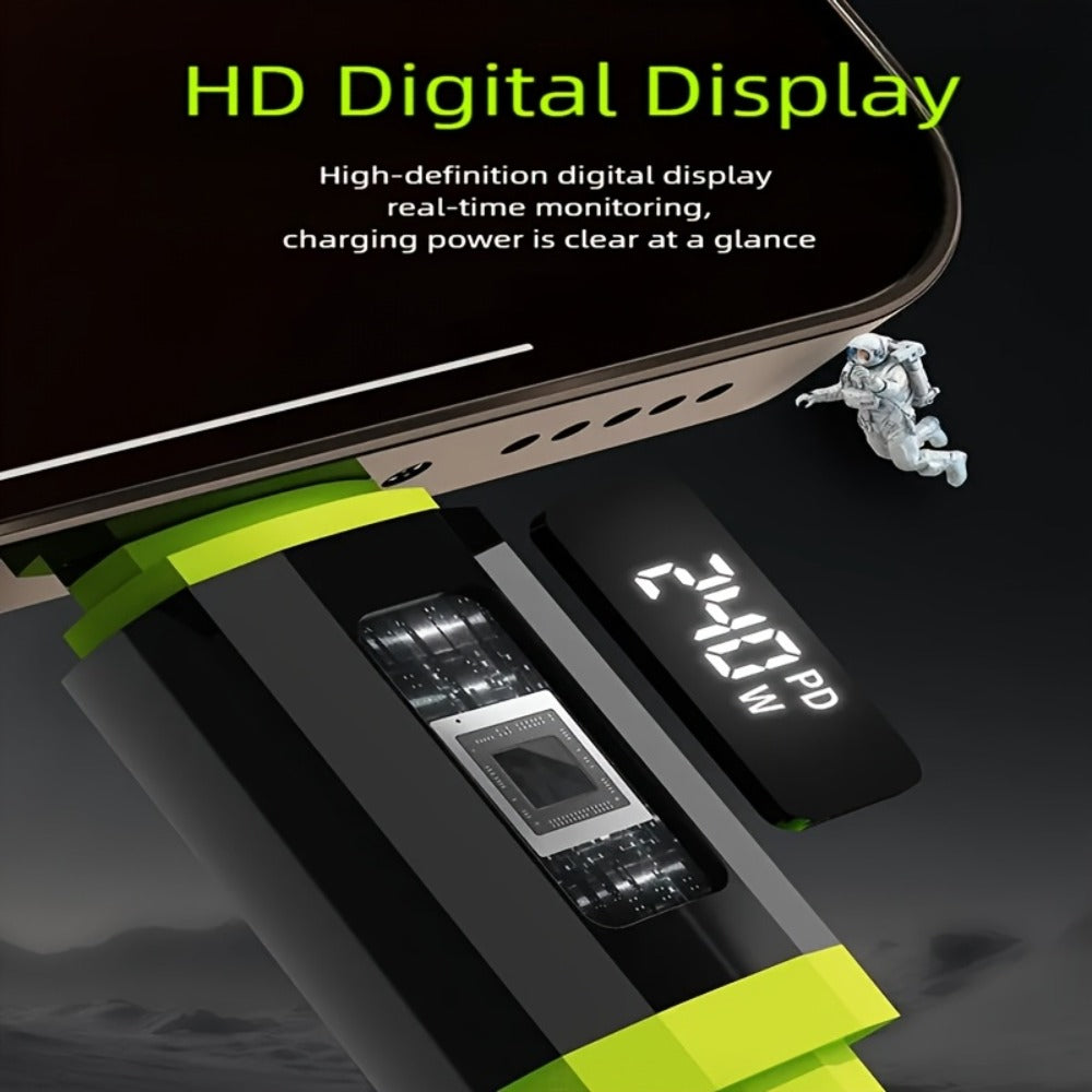 240W USB-C Fast Charging Cable 3/5 Pack 1.5M, Super Fast Charger Cord Compatible with iPhone 15 16