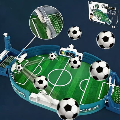 Tabletop Soccer Game for Kids, Portable 2 Player Football Board Game, Parent-Child Competitive Table Football Toy
