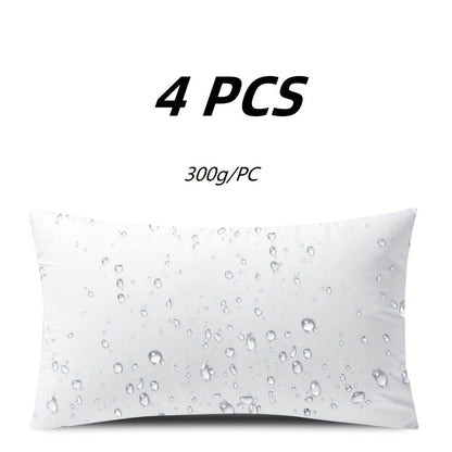 Pillow Inserts Square Indoor Outdoor Decorative Cushion Filling – Woven Fabric 200g+ Stuffing for Throw Pillows Couch Sofa Patio, White