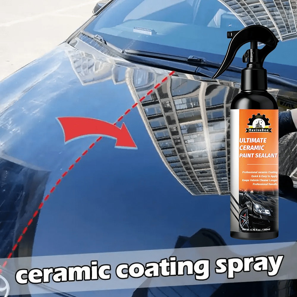 Nano Ceramic Paint Sealant 200ml – Car Ceramic Coating, Paint Restorer & Polish for Long-Lasting Gloss and Paint Protection