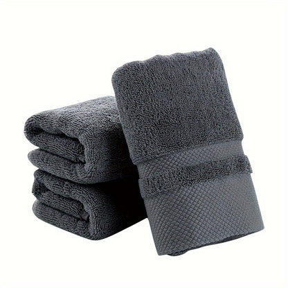 100% Cotton Bath Towel 500GSM Ultra Absorbent Soft Quick Dry Thick Hand Towel for Bathroom Gym Machine Washable Khaki Purple Blue Gray Green