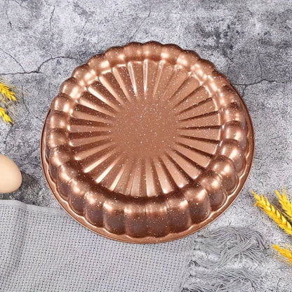 Round Non-Stick Cake Mold Baking Pan Carbon Steel Easy Release Home Baking Tool for Layer for Entryways, Bedrooms and Living Spaces