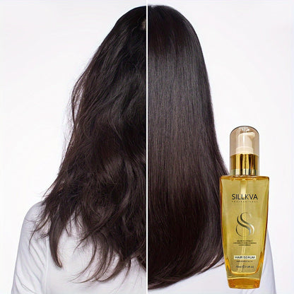 Argan Oil Hair Serum 2 Pack Anti-Frizz Nourishing Treatment for Dry Damaged Frizzy Flyaway Hair Moisturizing Smoothing Lightweight Leave-In