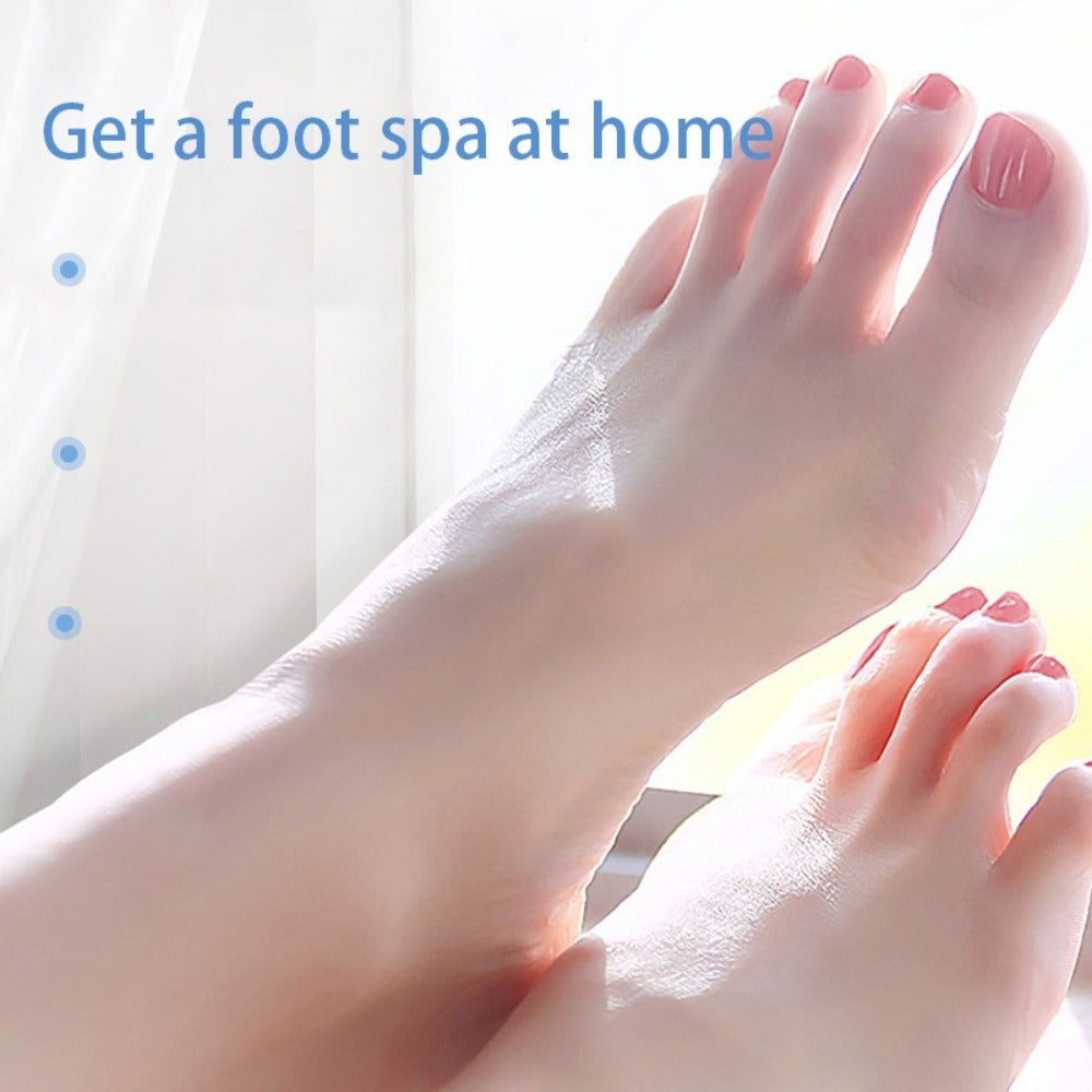 Moisturizing Foot Mask Socks with Goat Milk, Niacinamide & Ceramides – Exfoliating Cracked Heel Treatment