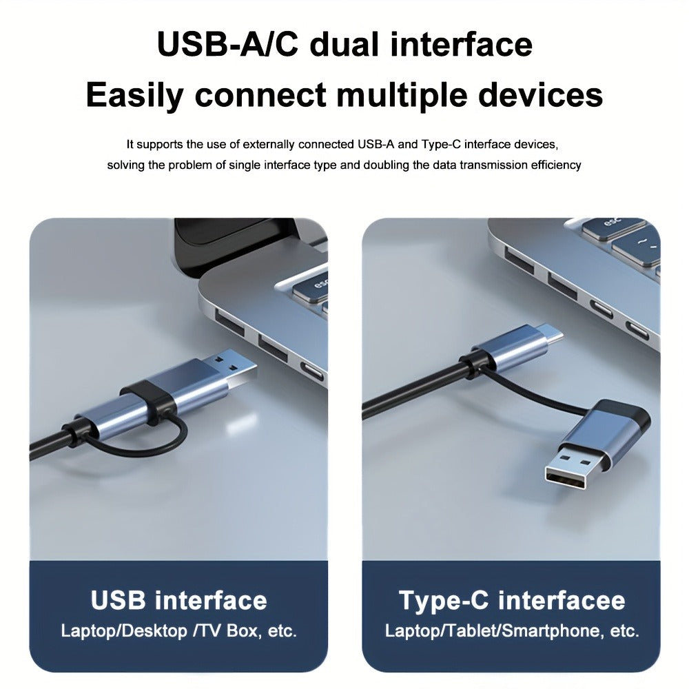 USB-C Hub Multiport Adapter with Audio Output, USB 3.0, USB 2.0, SD & TF Card Reader for an Everyday Personal Care Routine