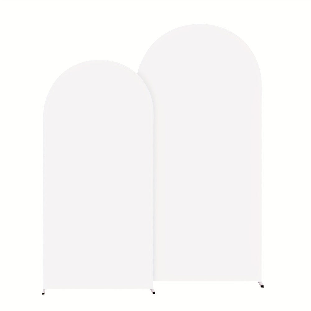 Wedding Arch Cover 2pcs Stretchable Wrinkle-Free Polyester Tight-Fit Arch Banner Covers for an Everyday Personal Care Routine