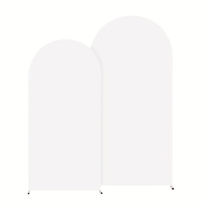 Wedding Arch Cover 2pcs Stretchable Wrinkle-Free Polyester Tight-Fit Arch Banner Covers for an Everyday Personal Care Routine
